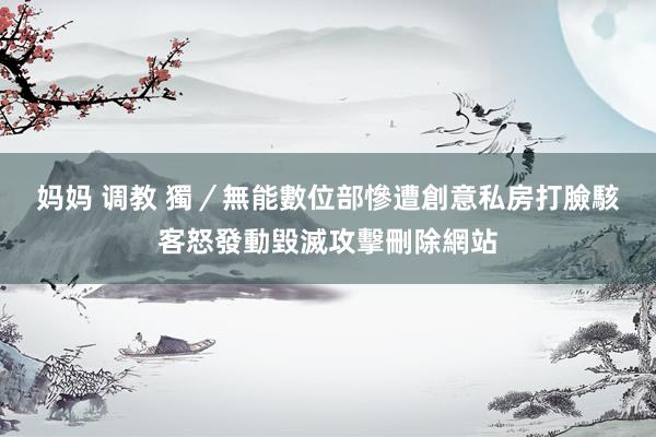 妈妈 调教 獨／無能數位部慘遭創意私房打臉　駭客怒發動毀滅攻擊刪除網站